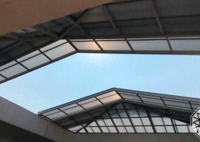 Techo corredizo de Policarbonato
