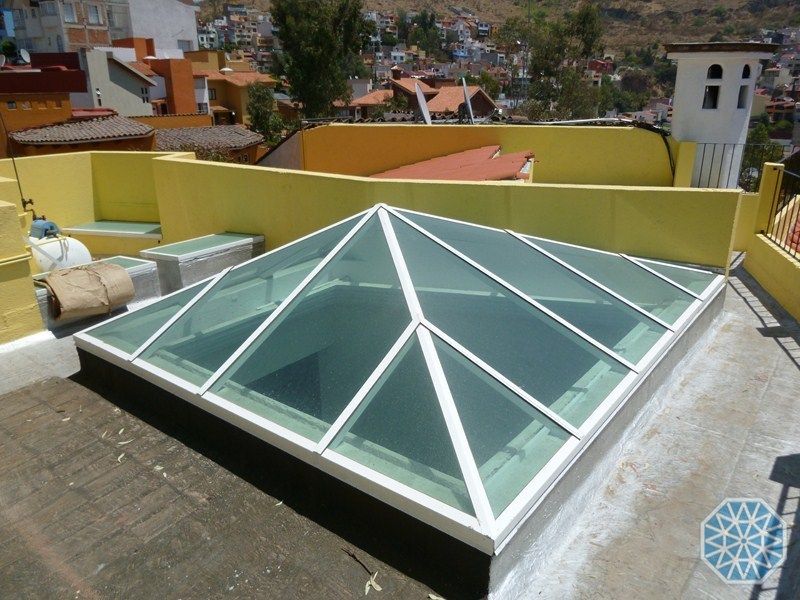 Cubierta de cristal Techo tipo Pirámide de cristal